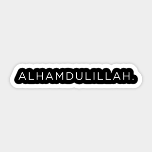 Alhamdulillah Islamic Sticker